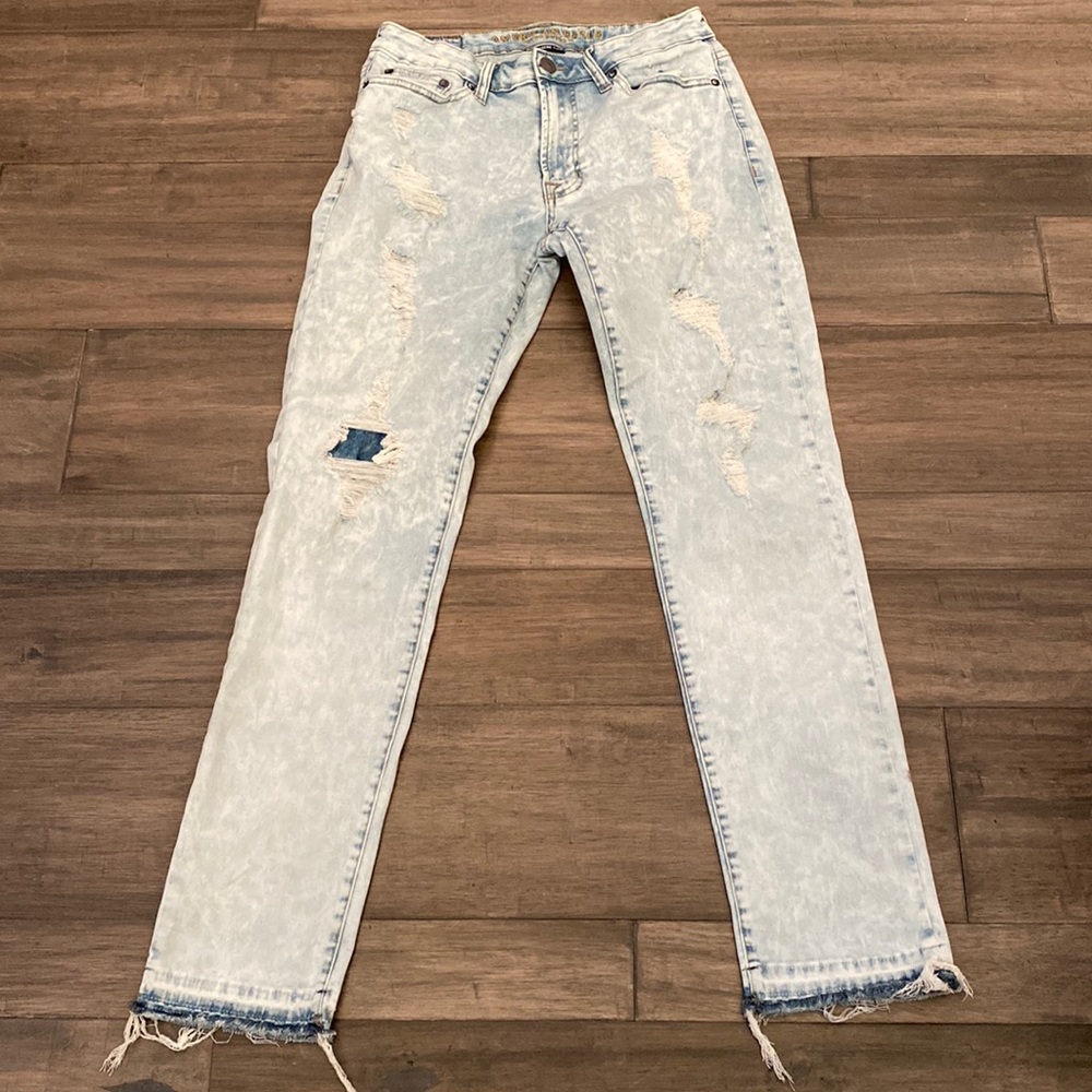 American Eagle Outfitters Extreme Flex Distressed Slim Jeans Mens Size 29x32